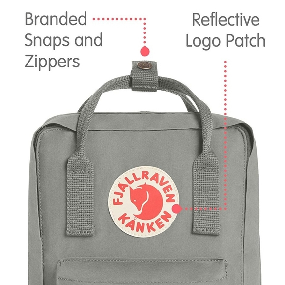 NWT | Fjällräven Kanken Backpack - Light Grey - Picture 3 of 8